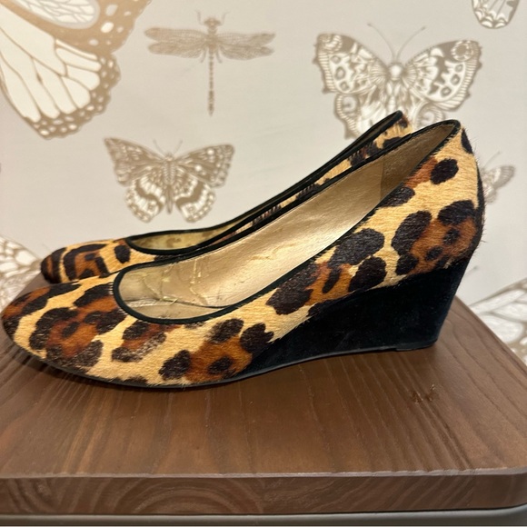 PRETTY Leopard Wedge Shoes - Picture 2 of 5